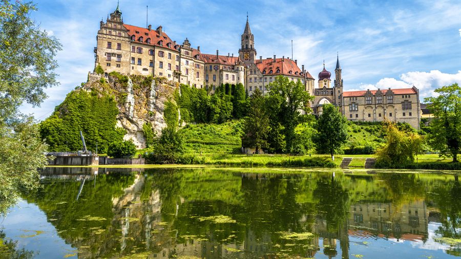 Sigmaringen Castle above the Danube